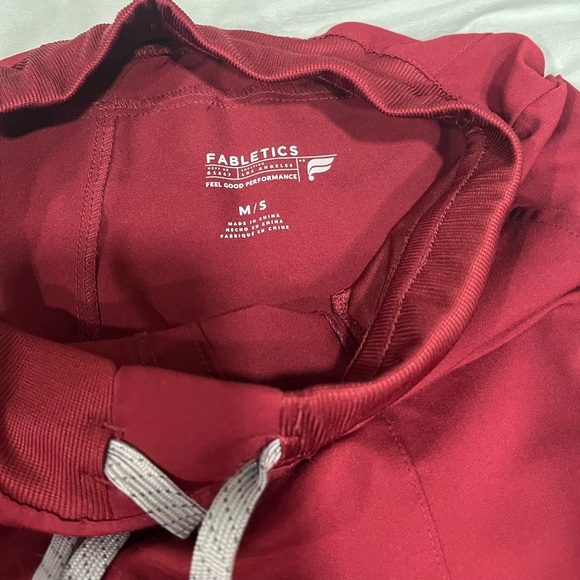 Fabletics Other Fabletics Jogger Scrubs Small Top Medium Pants Wine